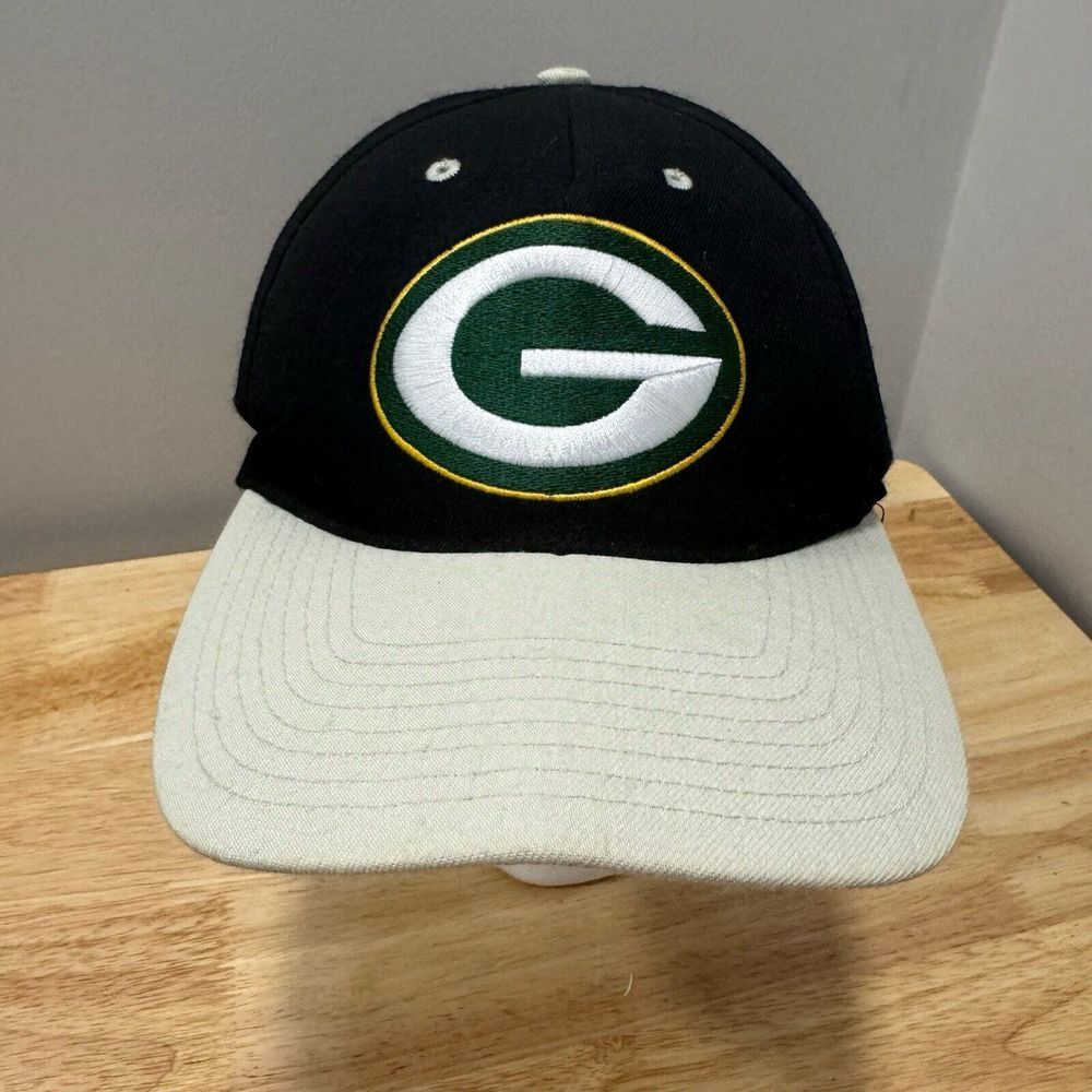 Vintage Green Bay Packers Twins Enterprise Inc. Adjustable Snapback Hat Ball Cap